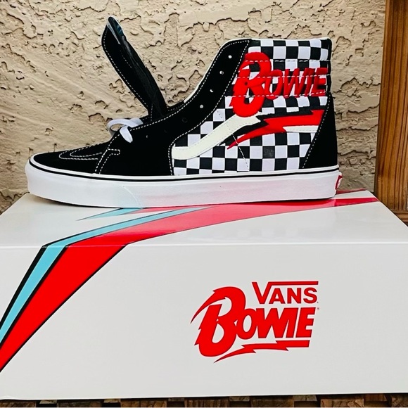 David Bowie Vans Sk8-Hi Size 12 New With tags Limited Edition - Picture 1 of 8